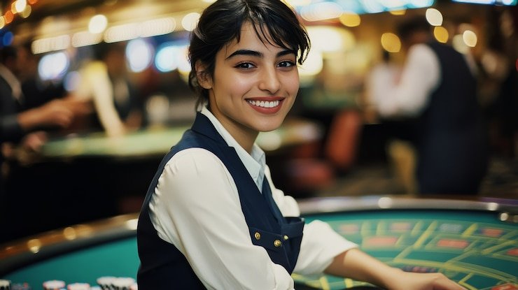 Pretty Gaming live blackjack table at hokiwin apk with real dealer